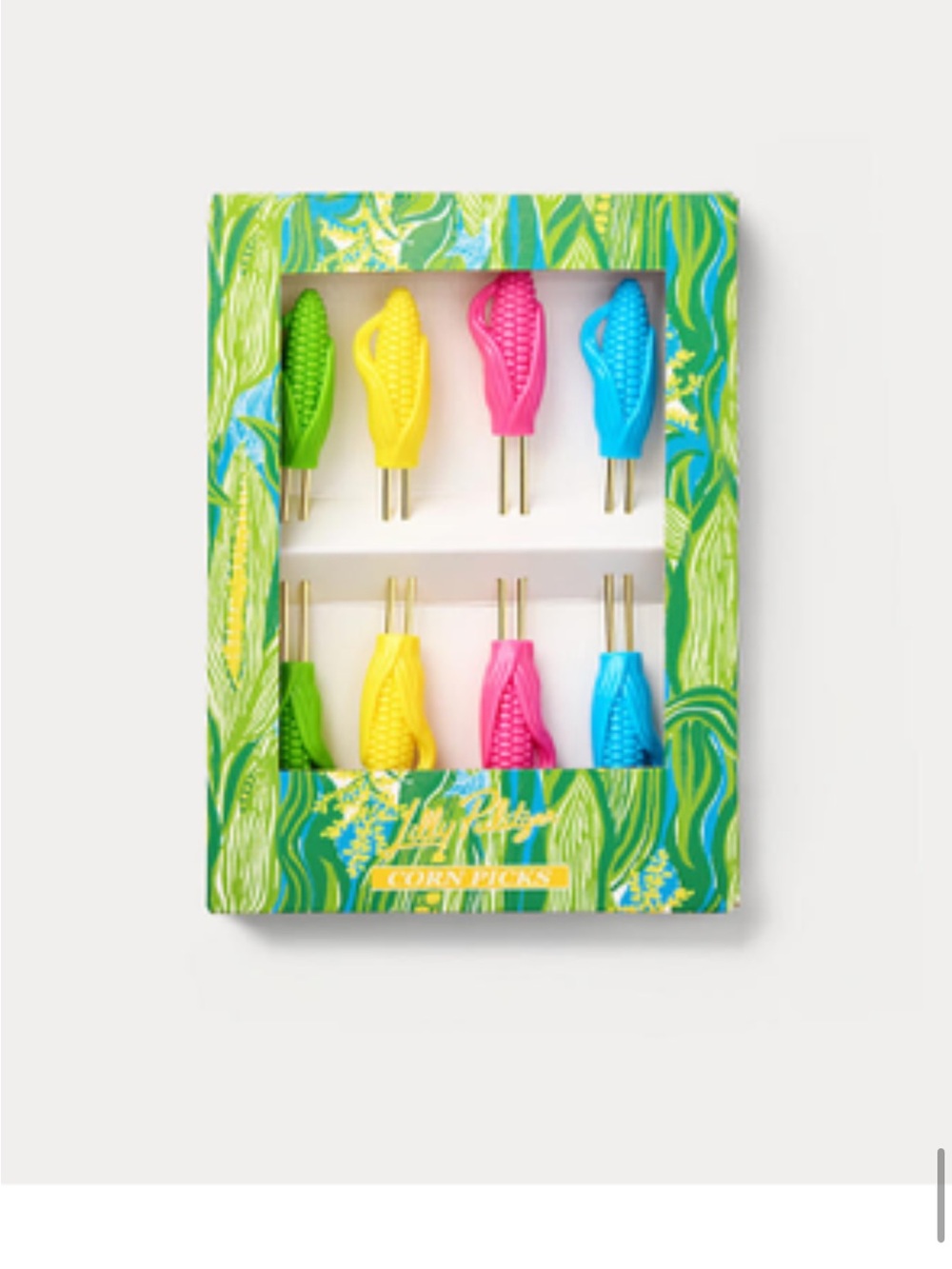 Lilly Pulitzer NWT set of 4 corn pics - summer 2026 gift with purchase